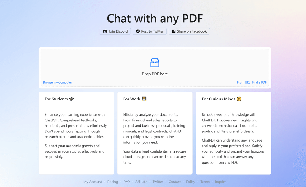 ChatPDF: PDF To Text Conversion With AI Chatbot