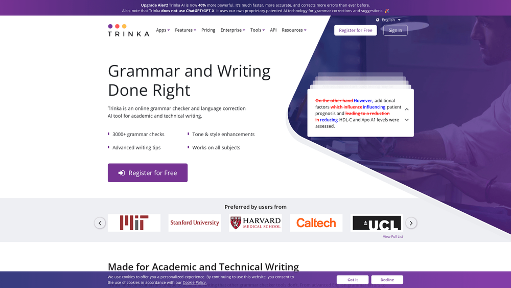 Trinka AI - Grammar Checker Tool: Everything about this AI and its ...