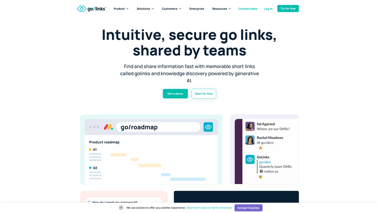 GoLinks Search Powered by ChatGPT