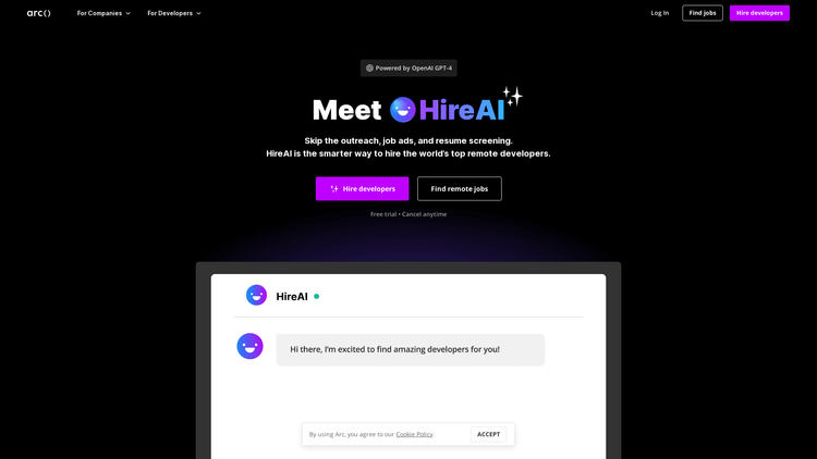 HireAI: AI Recruiter by Arc