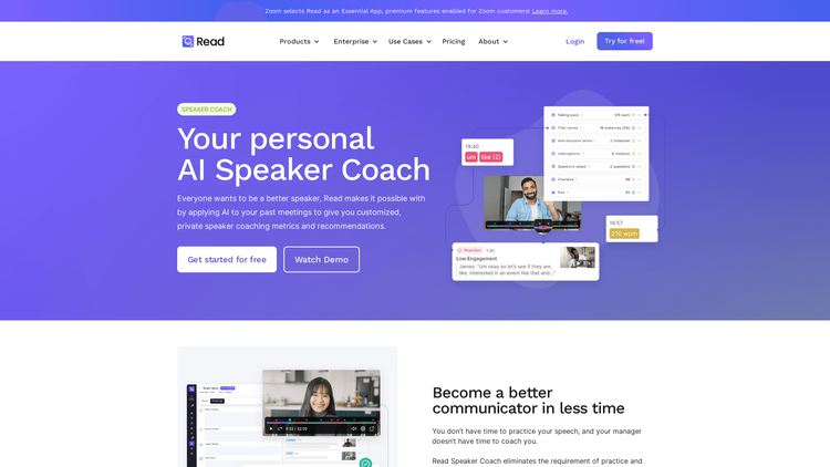 Read Speaker Coach