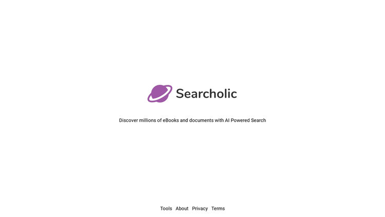 Searcholic - AI Powered Search Engine