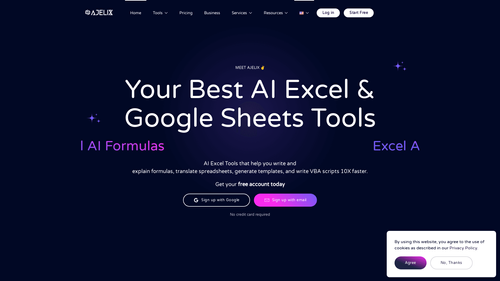 Ajelix AI Excel Tools