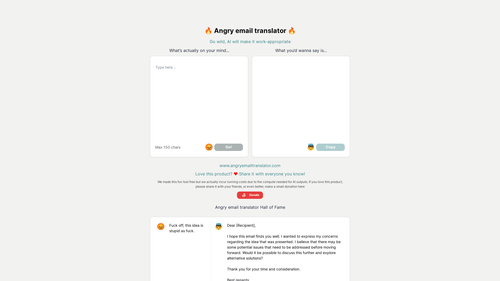 Angry Email Translator