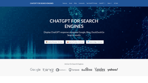 ChatGPT For Search Engines