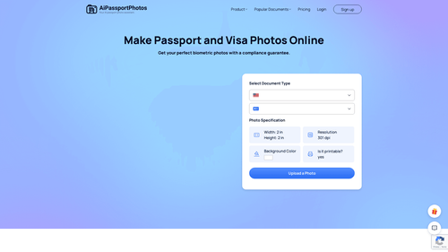 Passport Photo Template